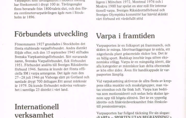 Varpa instruktionshäfte, sida 6